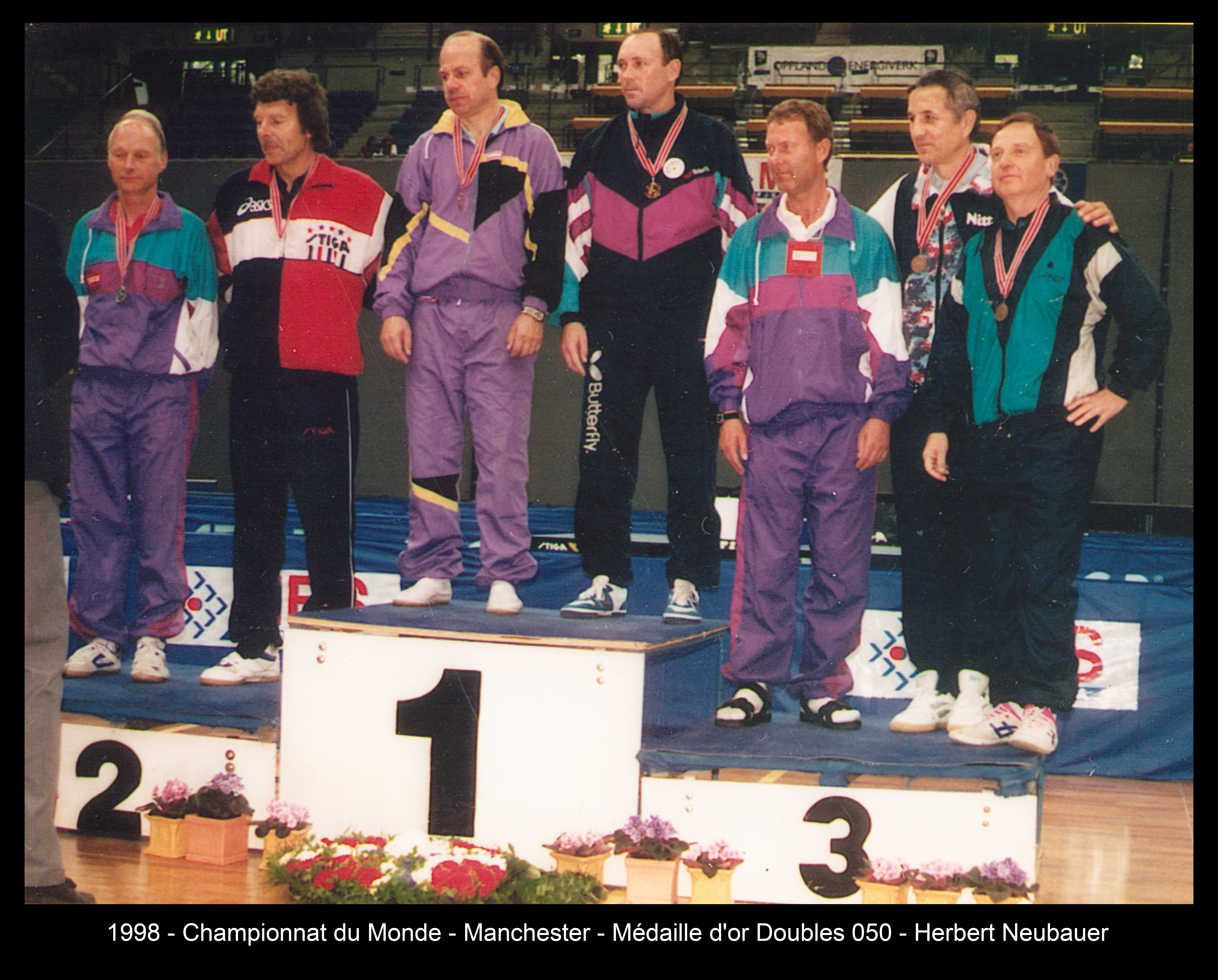 1996 - Championnat du Monde -  Lillehamer - Médaille d'argent Doubles 050 - Herbert Neubauer
