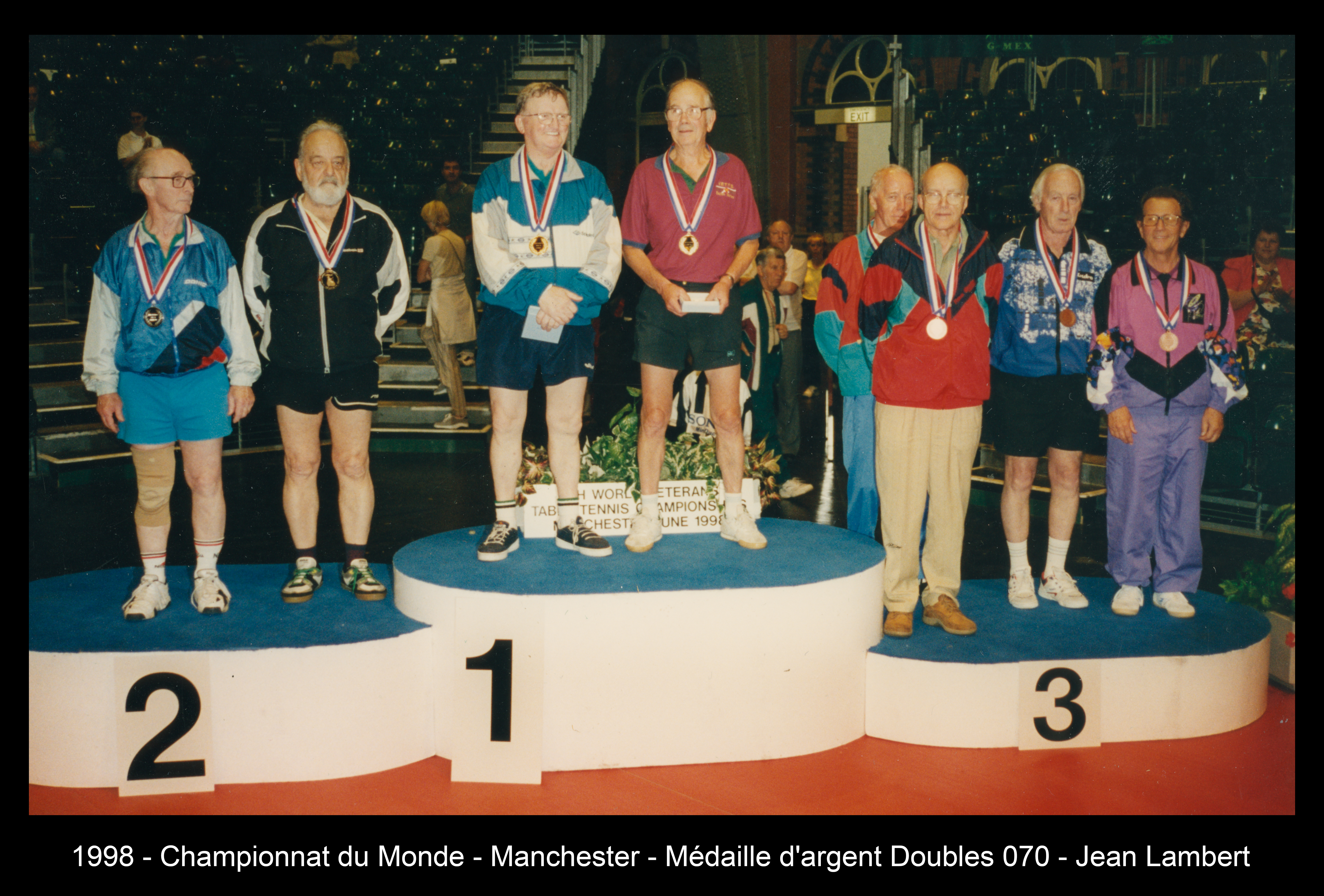 1998 - Championnat du Monde - Manchester - Médaille d'argent Doubles 070 - Jean Lambert