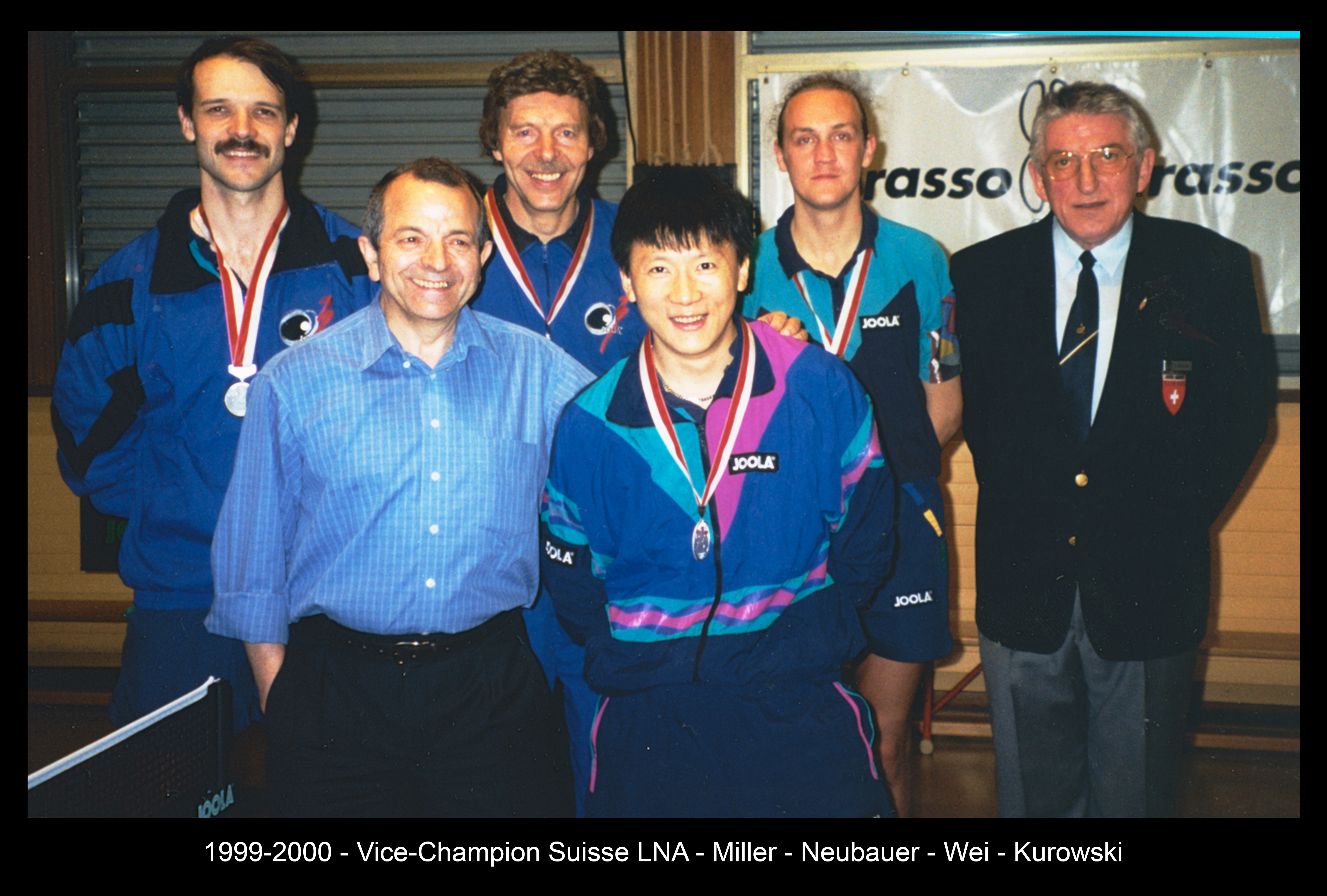 1999-2000 - Vice-Champion Suisse LNA - Miller - Neubauer - Wei - Kurowski