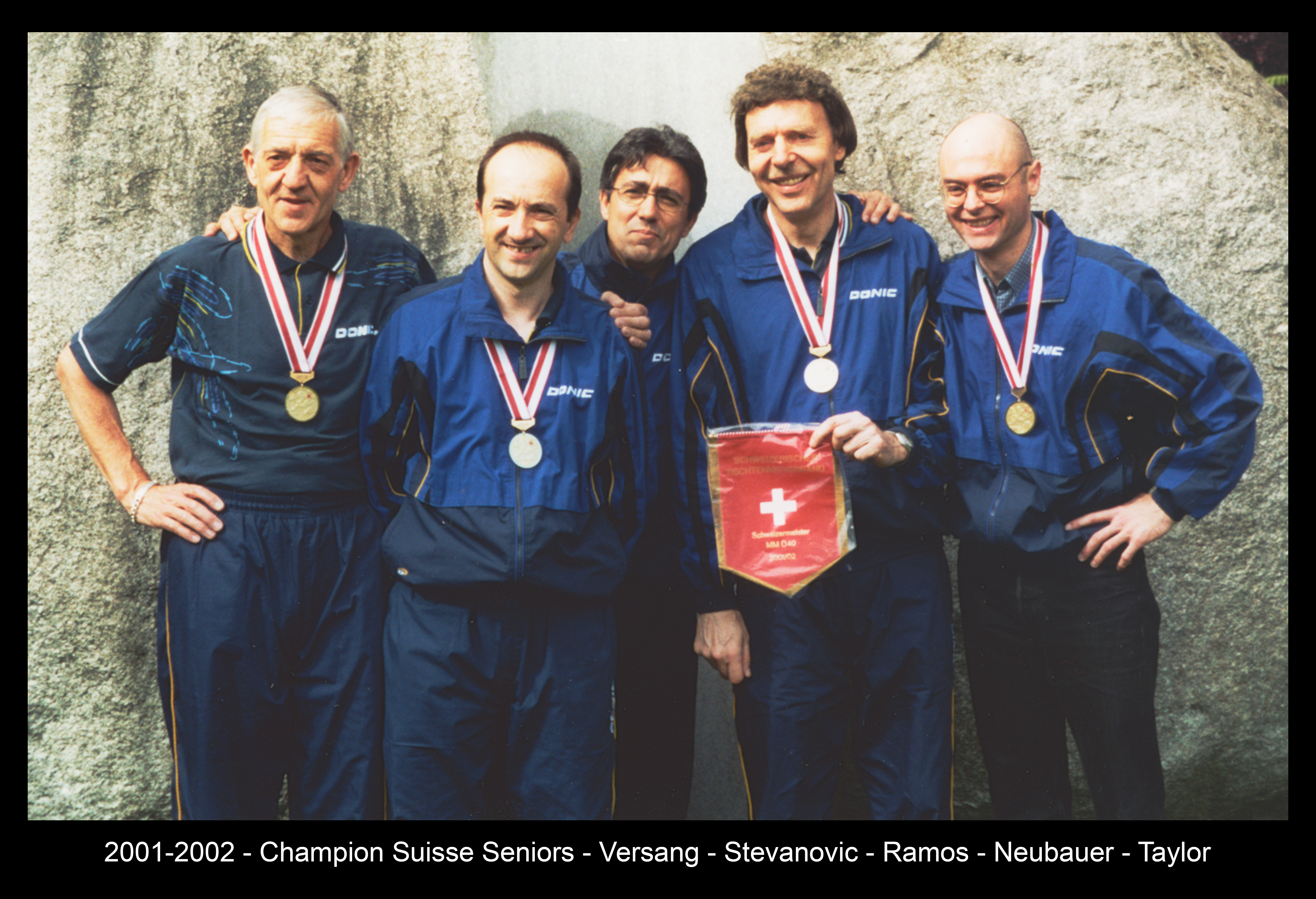 2001-2002 - Champion Suisse Seniors - Versang - Stevanovic - Ramos - Neubauer - Taylor