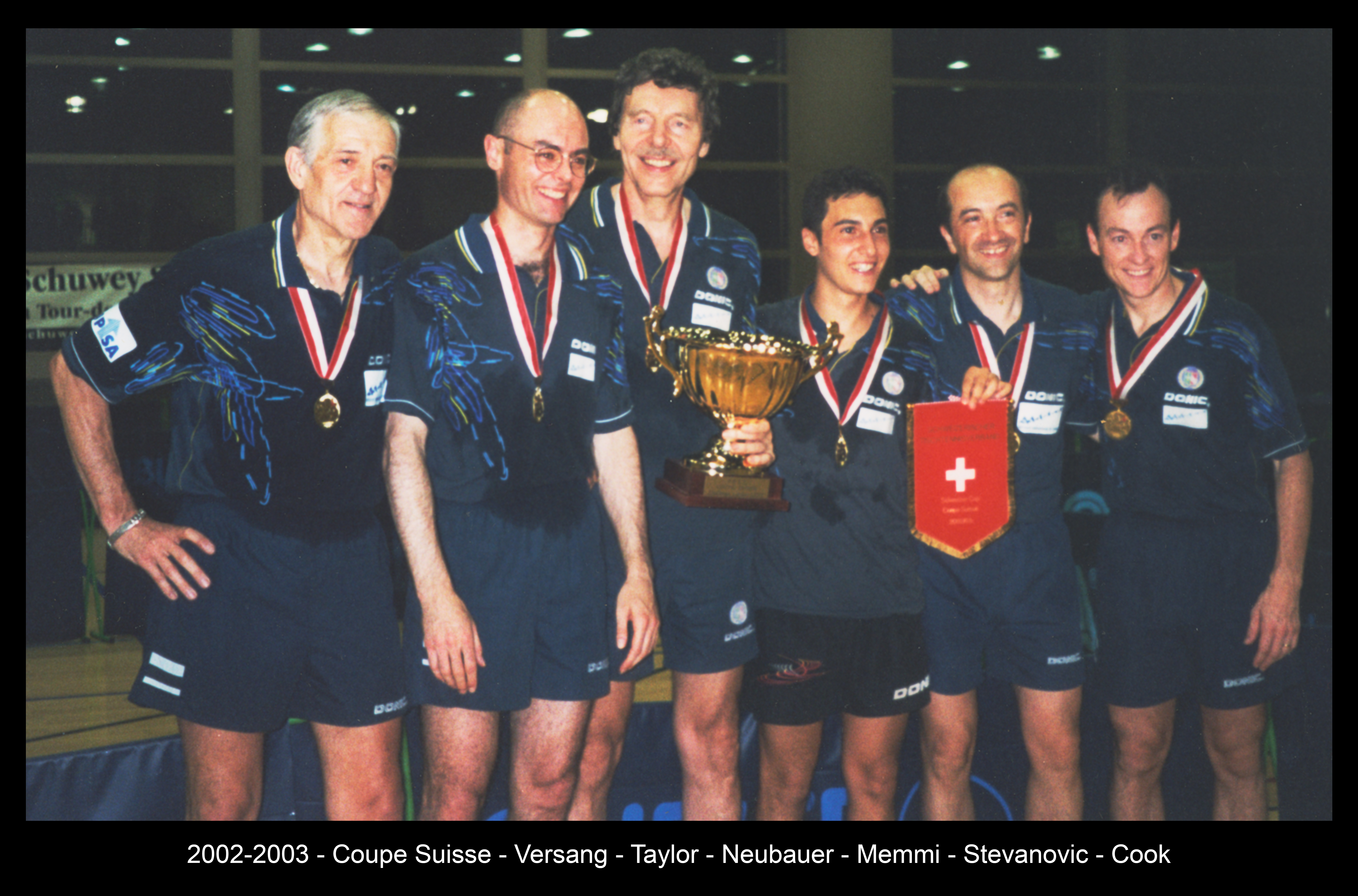 2002-2003 - Coupe Suisse - Versang - Taylor - Neubauer - Memmi - Stevanovic - Cook