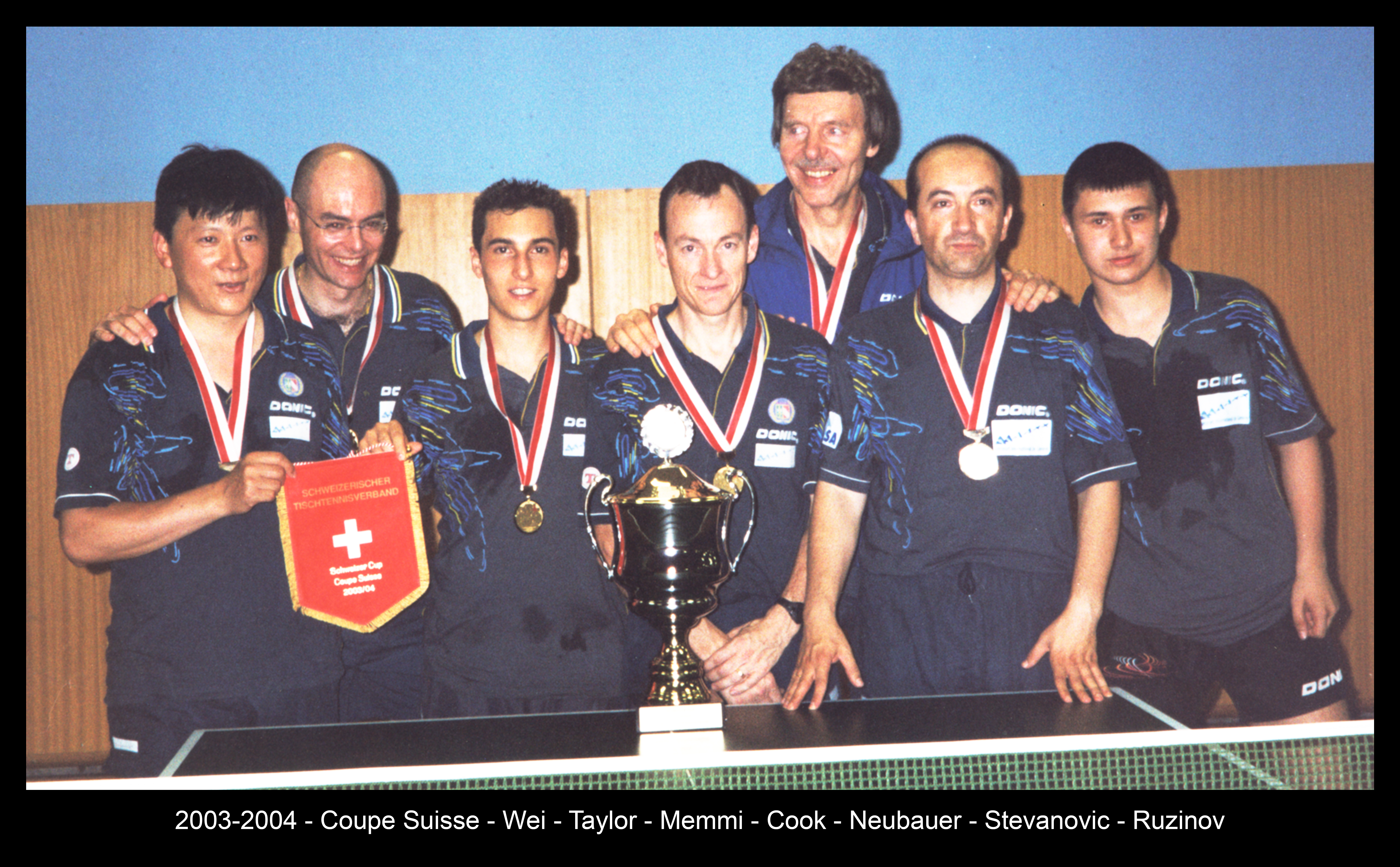 2003-2004 - Coupe Suisse - Wei - Taylor - Memmi - Cook - Neubauer - Stevanovic - Ruzinov
