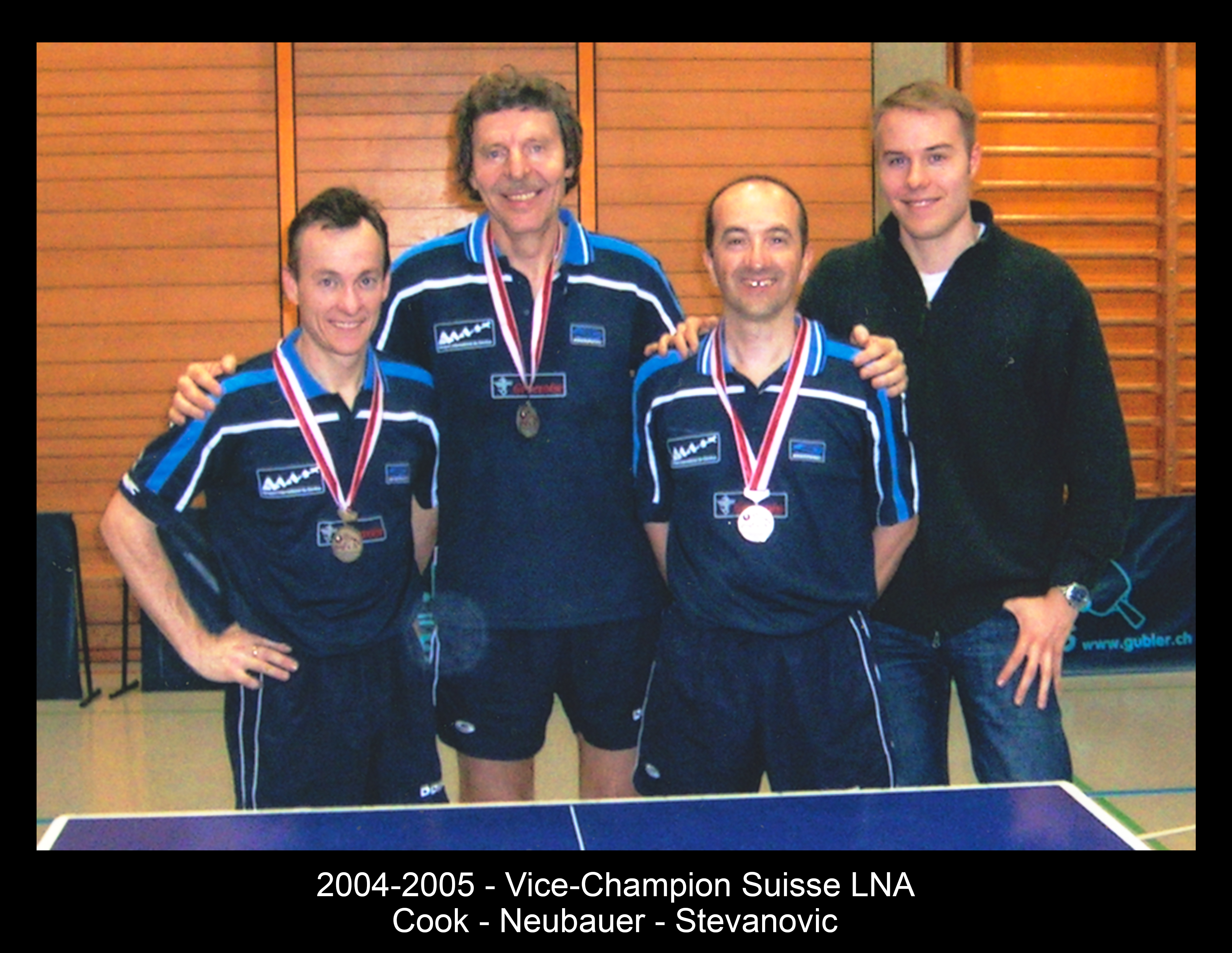 2004-2005 - Vice-Champion Suisse LNA - Cook - Neubauer - Stevanovic