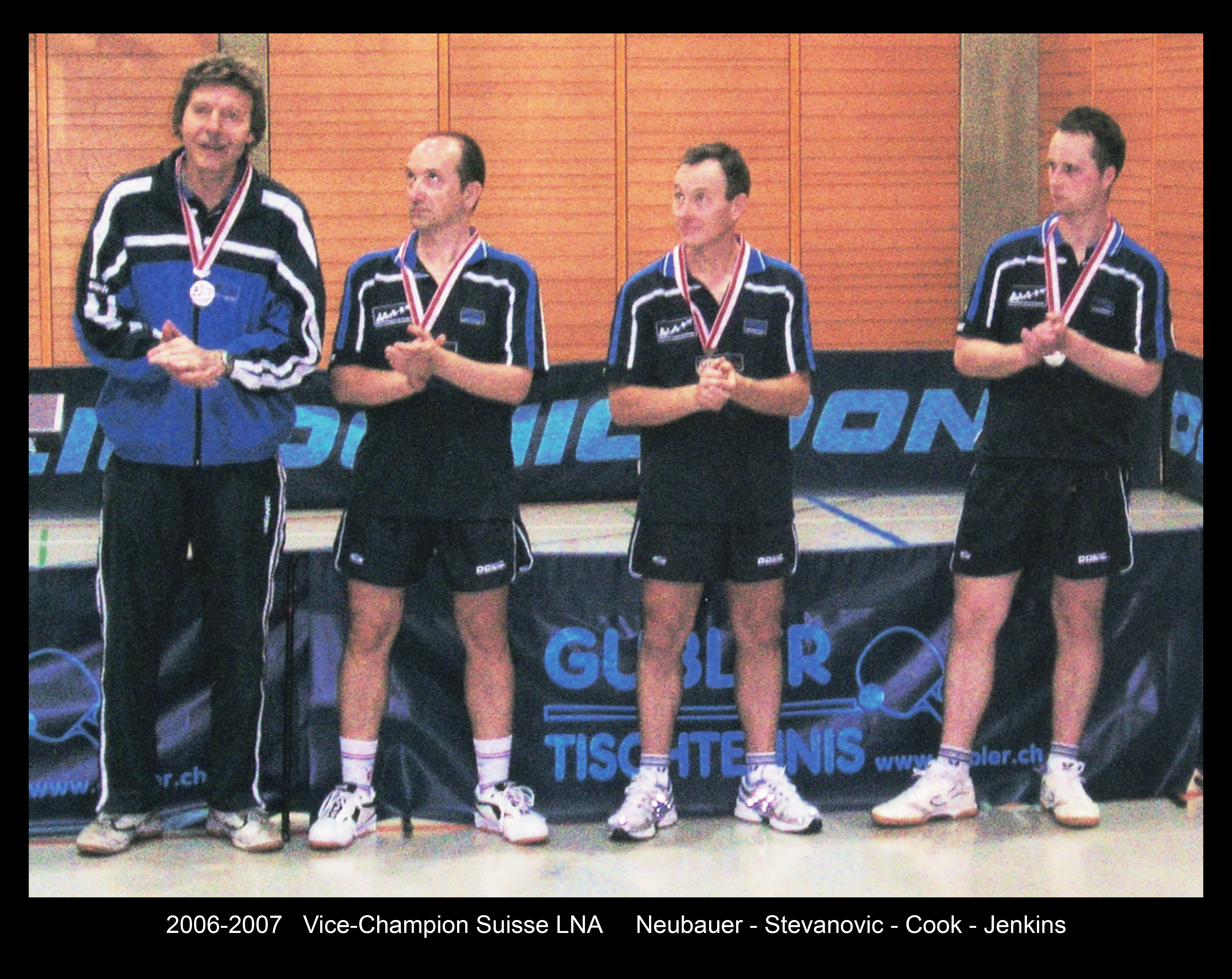 2006-2007 - Vice-Champion Suisse LNA - Neubauer - Stevanovic - Cook - Jenkins