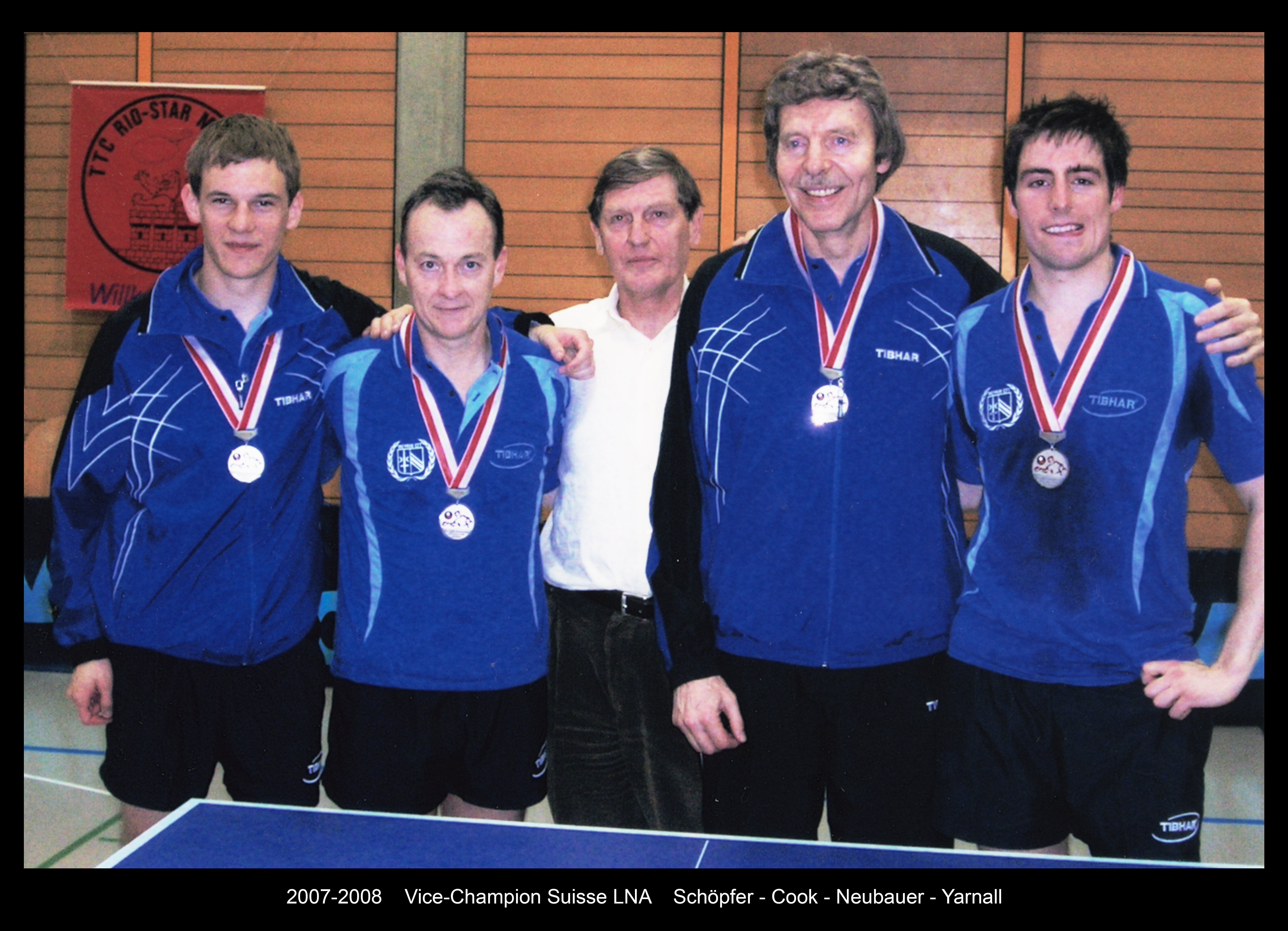 2007-2008 - Vice-Champion Suisse LNA - Schöpfer - Cook - Neubauer - Yarnall